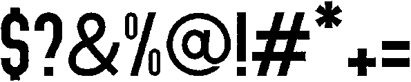 Abraham otf (400) Font OTHER CHARS