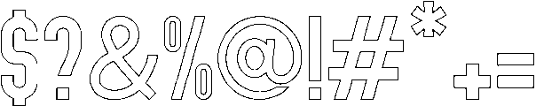 Abraham otf (400) Font OTHER CHARS