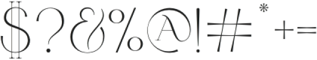 Abramo Serif otf (400) Font OTHER CHARS
