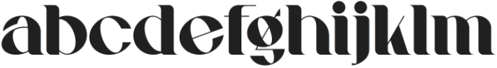 Abrelight Regular otf (300) Font LOWERCASE