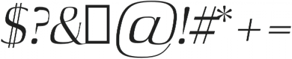 Abril Medium Italic otf (500) Font OTHER CHARS