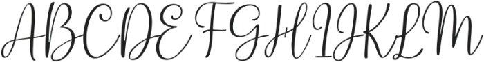 Abruptly-Regular otf (400) Font UPPERCASE