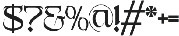 Absa Blackletter Regular otf (900) Font OTHER CHARS