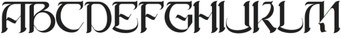 Absa Blackletter Regular otf (900) Font UPPERCASE