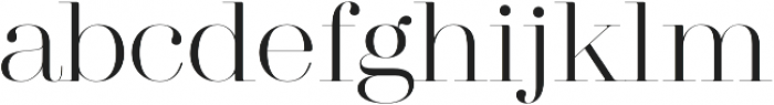 Absolute Beauty Serif Thin otf (100) Font LOWERCASE