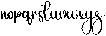 Absolute Christmas Regular otf (400) Font LOWERCASE