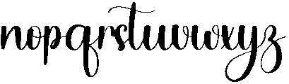 Absolute Regular otf (400) Font LOWERCASE