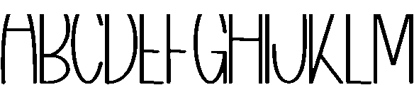 Absolute Regular otf (400) Font UPPERCASE