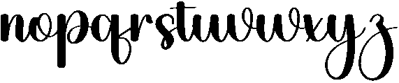Absolute Regular otf (400) Font LOWERCASE