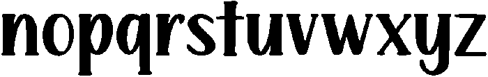 Absolute Regular otf (400) Font LOWERCASE