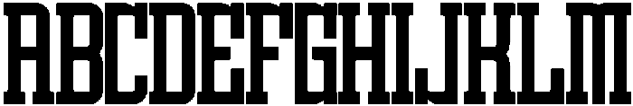 Absolute Regular otf (400) Font UPPERCASE
