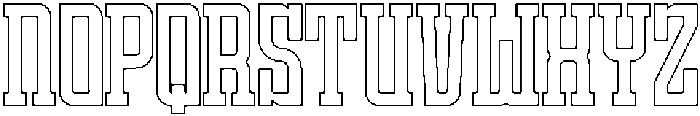 Absolute Regular otf (400) Font LOWERCASE
