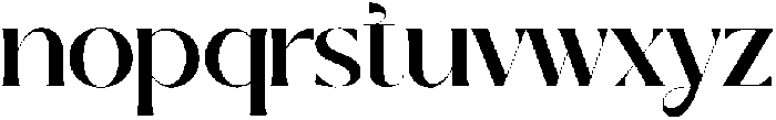 Abstain otf (400) Font LOWERCASE