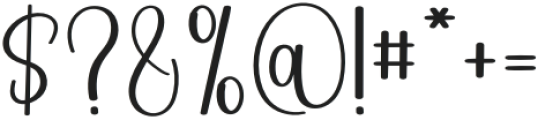 Abstrack Regular otf (400) Font OTHER CHARS