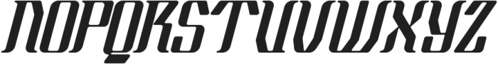 Abstract Painting Italic otf (400) Font UPPERCASE