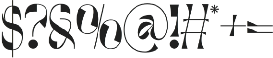 Abstract Reflections Regular otf (400) Font OTHER CHARS