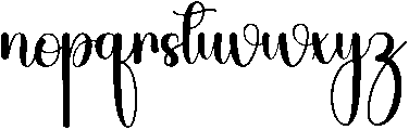 Abstract Regular otf (400) Font LOWERCASE