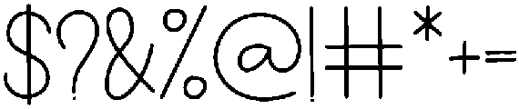 Abstract Regular otf (400) Font OTHER CHARS