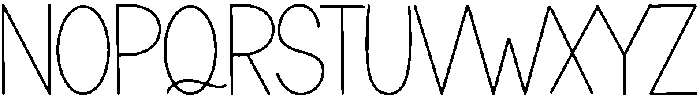 Abstract Regular otf (400) Font UPPERCASE