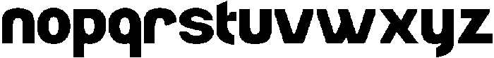 Aburo Bold otf (700) Font LOWERCASE