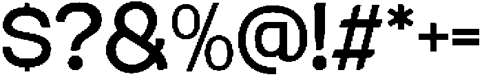 Aburo Regular otf (400) Font OTHER CHARS
