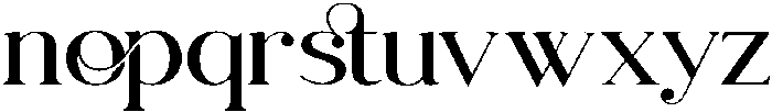 abigail-Bold otf (700) Font LOWERCASE