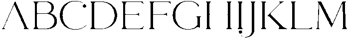 abigail otf (400) Font UPPERCASE