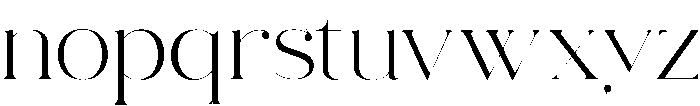 abigail otf (400) Font LOWERCASE