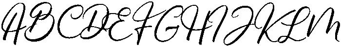 abigail otf (400) Font UPPERCASE