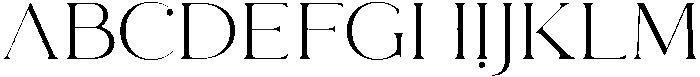 abigail otf (400) Font UPPERCASE