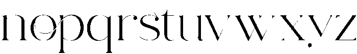 abigail otf (400) Font LOWERCASE