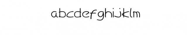 Abacaga.ttf Font LOWERCASE