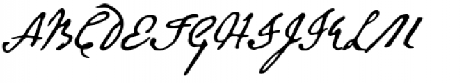 ABIGAIL ADAMS Regular Font UPPERCASE