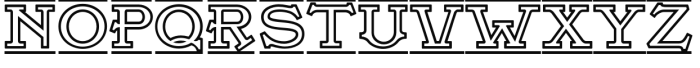 Abbey Monograms Two Regular Font LOWERCASE