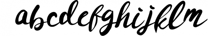 ABYGAIL Font LOWERCASE