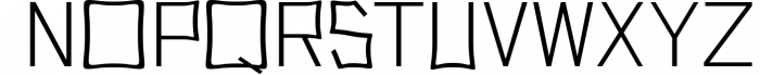 Abira Sans Serif Typeface 1 Font UPPERCASE