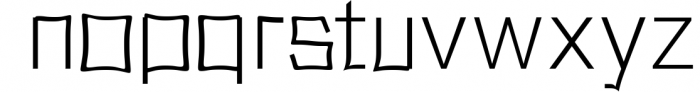 Abira Sans Serif Typeface 1 Font LOWERCASE