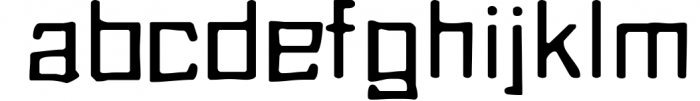 Abira Sans Serif Typeface 2 Font LOWERCASE