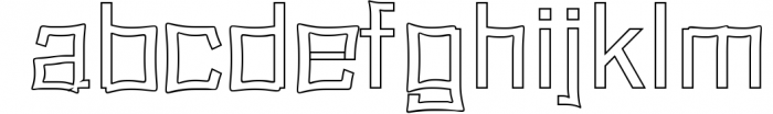 Abira Sans Serif Typeface 4 Font LOWERCASE