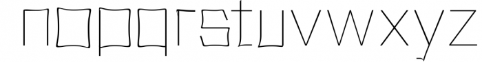Abira Sans Serif Typeface 5 Font LOWERCASE