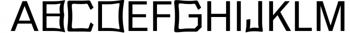 Abira Sans Serif Typeface Font UPPERCASE