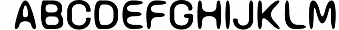 Abrasha Sans Serif Font Family 1 Font UPPERCASE