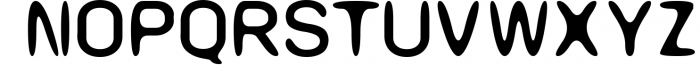 Abrasha Sans Serif Font Family 1 Font UPPERCASE