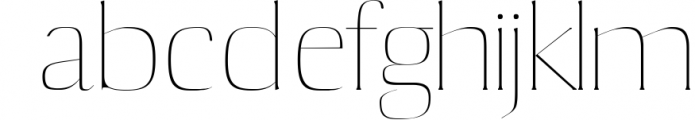 Abril Serif Typeface 4 Font LOWERCASE