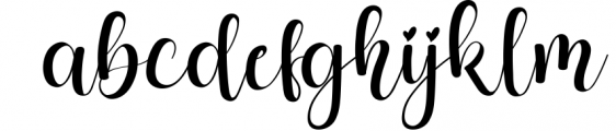 Absolute Script - Modern Handwriting font Font LOWERCASE