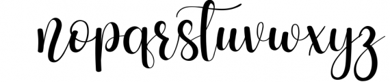 Absolute Script - Modern Handwriting font Font LOWERCASE