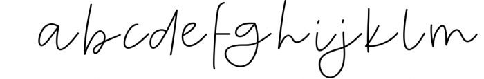 Absolutely - Handwritten Script Font Font LOWERCASE