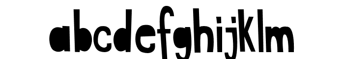 ABCFONT-HPLHS Font LOWERCASE