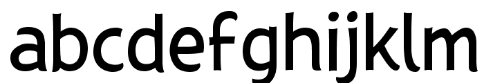 ABFlockText Regular Font LOWERCASE