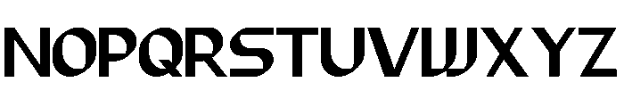 ABUNAS Font UPPERCASE